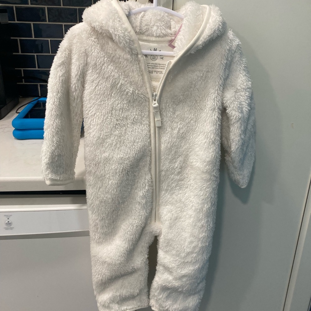 NWT Primary hoodie fleece romper